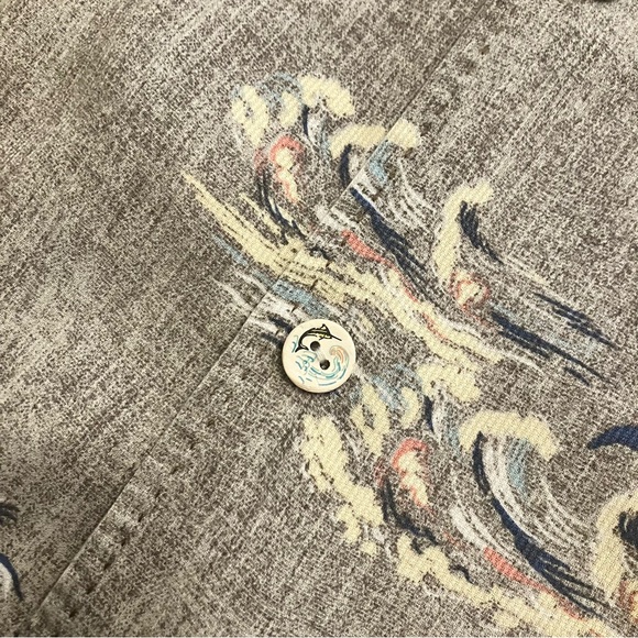 Tommy Bahama Silk Hawaiian Shirt Mens‎ XL  Floral Print Beach Aloha Casual Luau - Picture 5 of 8